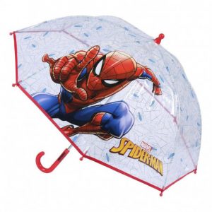 Paraguas transparente «Spiderman»