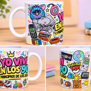 Taza personalizada “Yo vivi en los 90 y principios de los 2000” Taza personalizada “Yo vivi en los 90 y principios de los 2000”